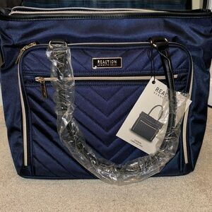 Kennth Cole - Chevron Computer Tote - Blue